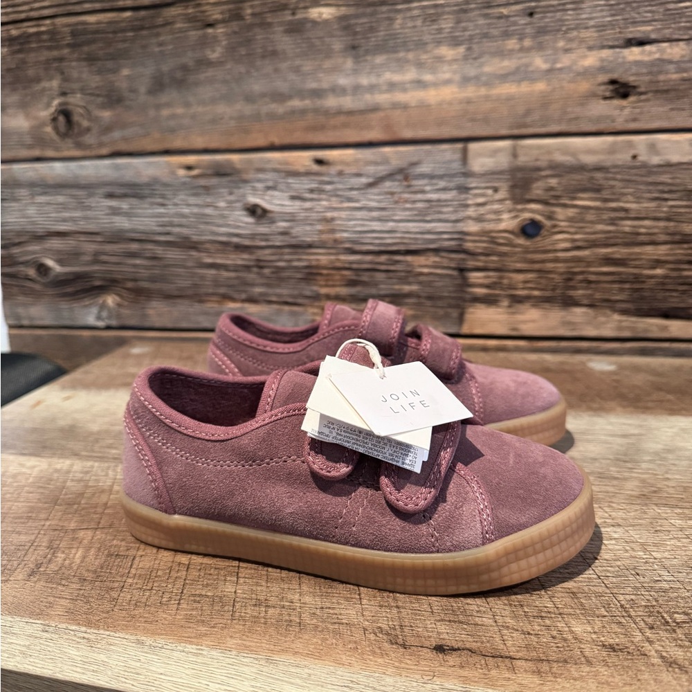 Kids Suede Sneakers - Pink